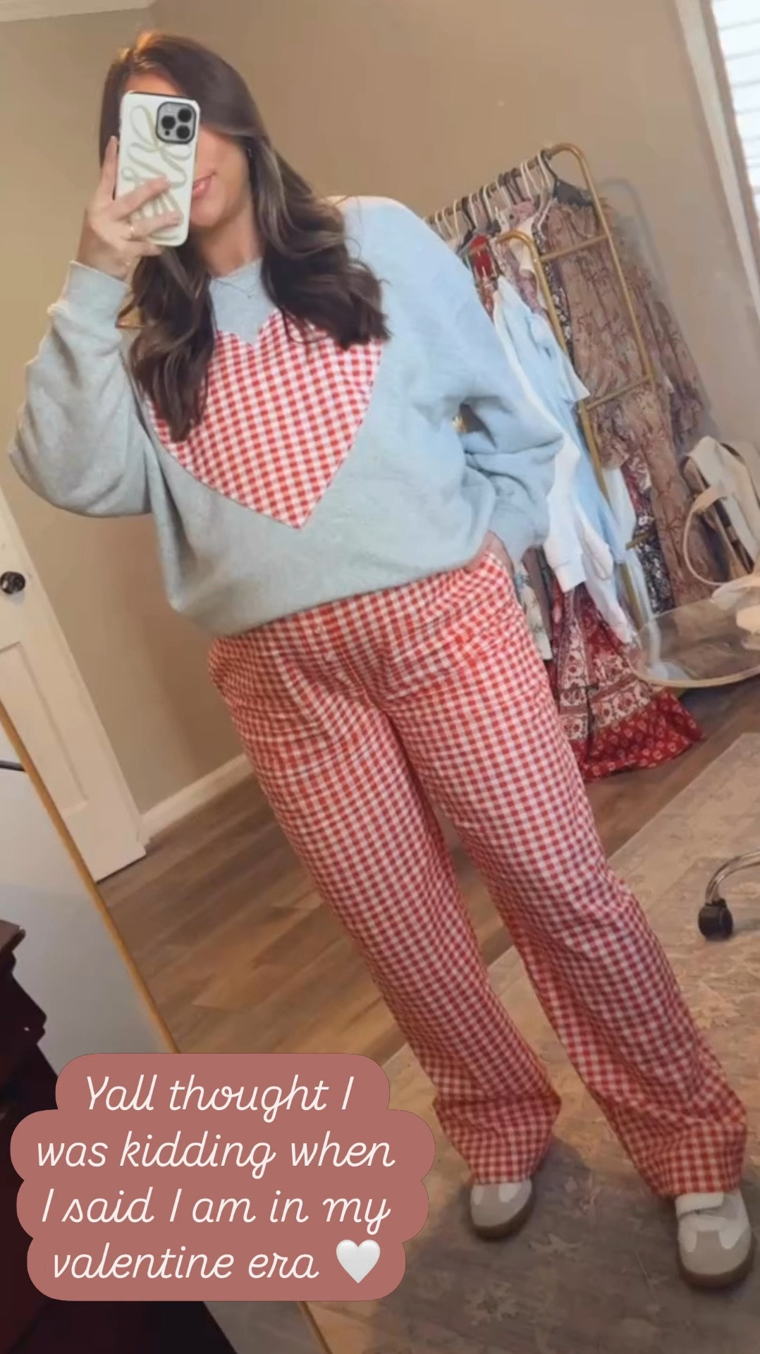Target finds, target fashion, target style, target ootd, target valentine ootd, target gingham pants, target two piece set, Velcro sneakers, Isabell marrant sneakers, bump friendly ootd, valentine bump friendly set  

#LTKStyleTip #LTKFindsUnder50 #LTKBump