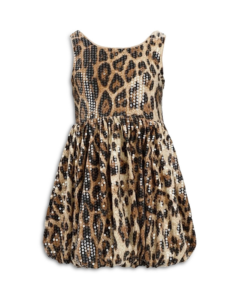 Lola + The Boys Girls' Sequin Leopard Bubble Dress - Little Kid, Big Kid | Bloomingdale's (US)