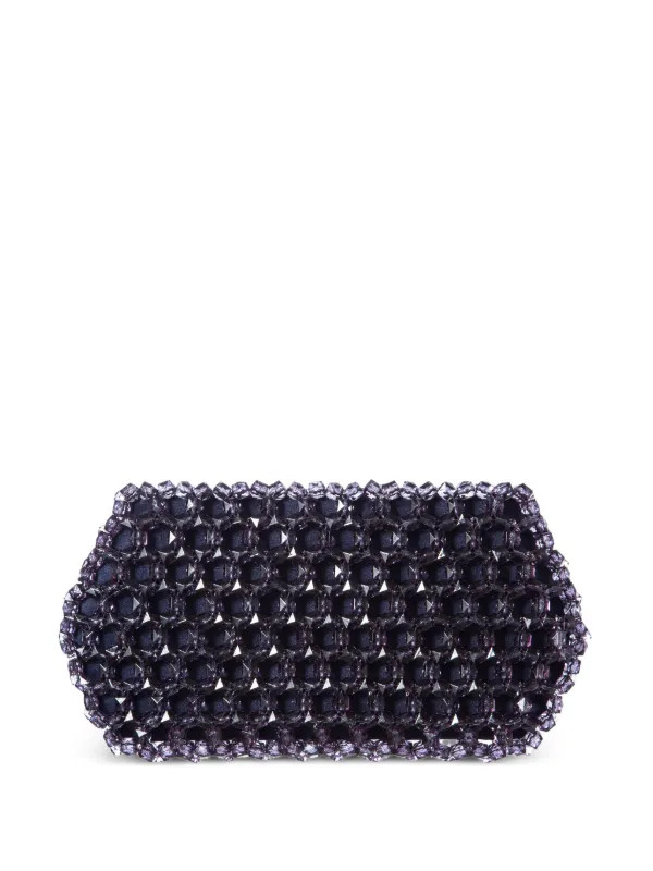 Lizzie beaded clutch bag | Farfetch Global
