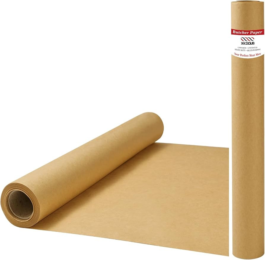 Butcher Paper Roll Suitable for Smoking All Meat Varieties, 17.5 Inch x 30 Feet Brown Butcher Smo... | Amazon (US)