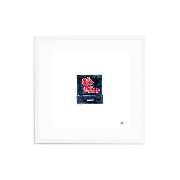 Ole Miss Matchbook Fine Art Print | Evelyn Henson