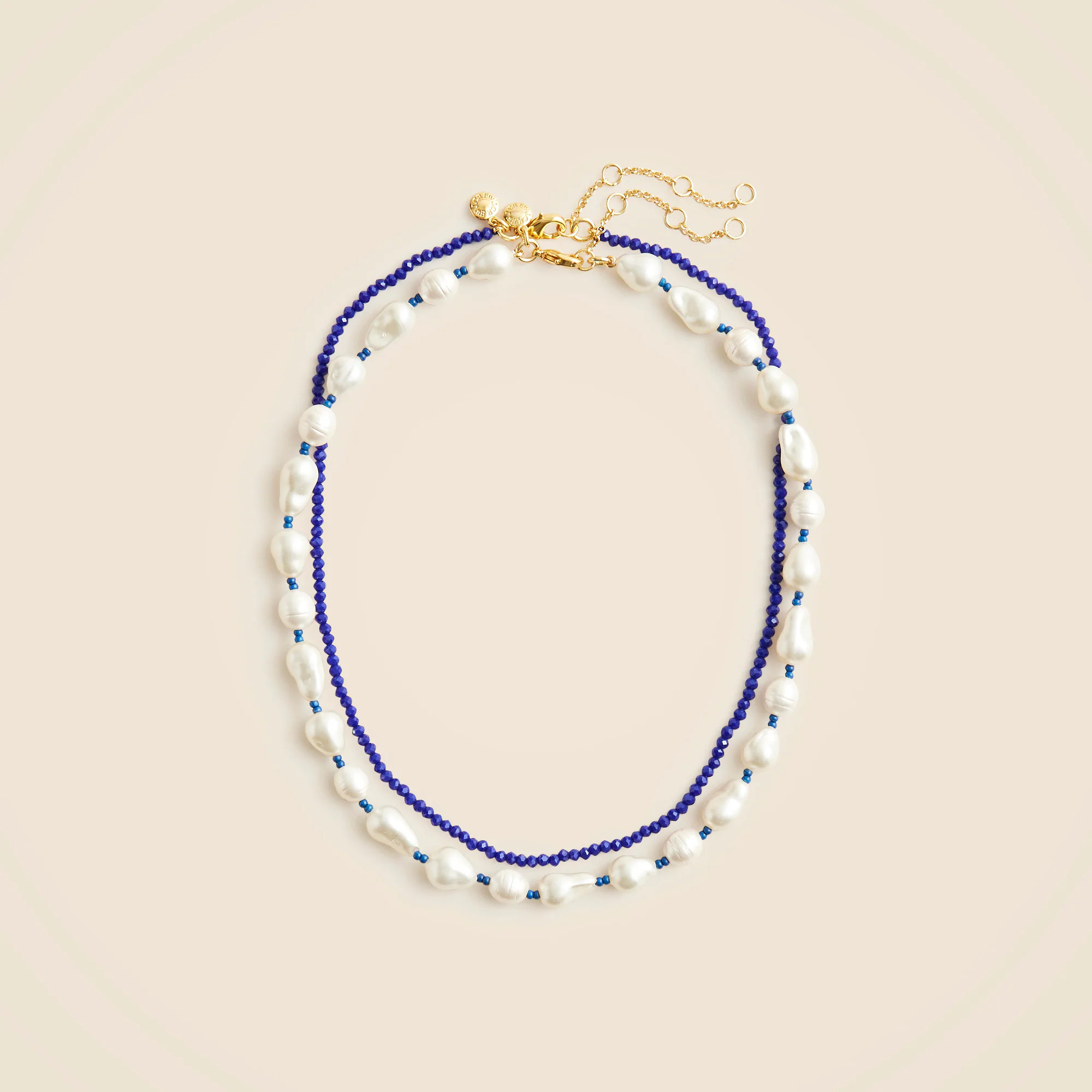 Bead and pearl necklaces set-of-two | J. Crew US
