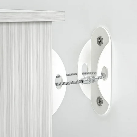 Furniture Anchors (6 Pack) Furniture Straps for Baby Proofing Prevent Falling Anti Tip Earthquake St | Walmart (US)