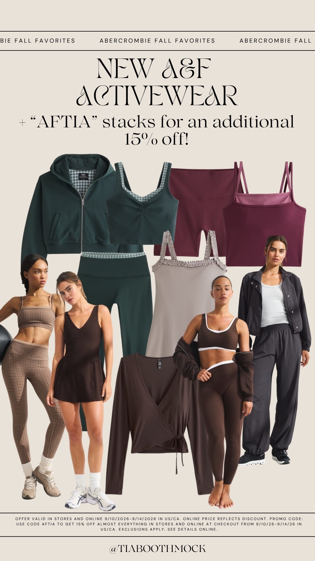 Shop activewear 15% off using “AFTIA”! So many good picks for fall 🍂

#LTKootd #LTKSeasonal #LTKSaleAlert