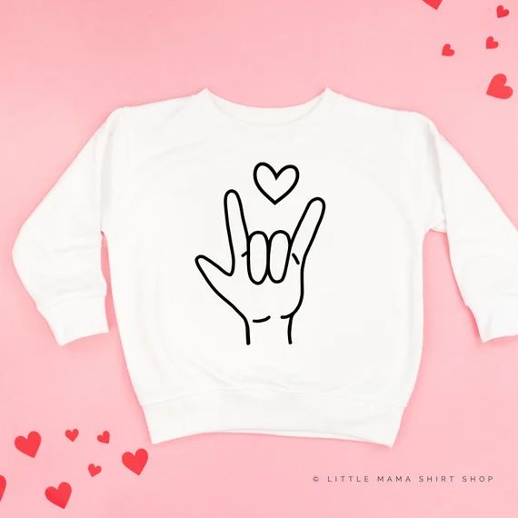 Sign Language  I Love You  Valentine Sweater  Valentine | Etsy | Etsy (US)