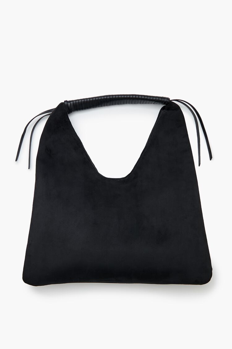 Faux Suede & Leather Tote Bag | Forever 21
