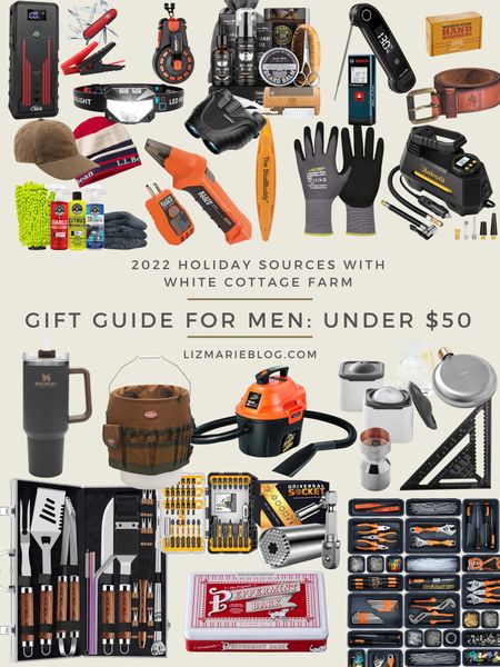 Gifts for men under $50!! Hope this helps!! See more of these on my blog: lizmarieblog.com - link in my profile. 

#LTKHoliday #LTKGiftGuide #LTKSeasonal