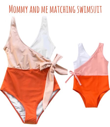 Mommy and me matching swimsuit on Amazon!! One piece swimsuit for women on Amazon! Toddler girl swimsuit on Amazon!! 