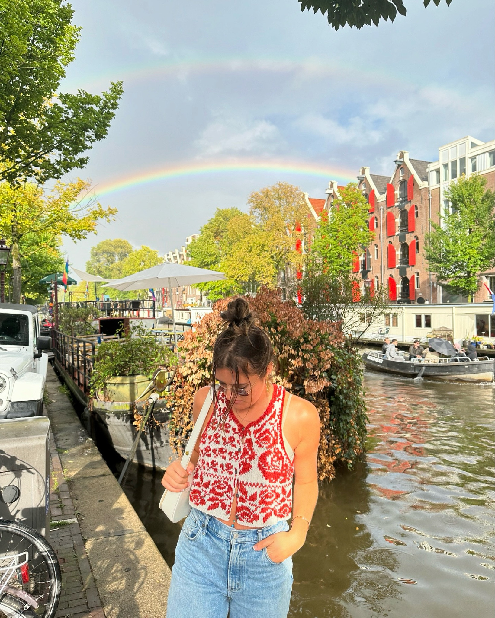 can’t believe I never posted this double rainbow in Amsterdam 🌈