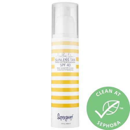 Healthy Glow Sunless Tan Broad Spectrum Suncreen SPF 40 - Supergoop! | Sephora (US)