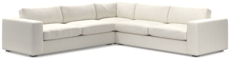 Oceanside 3-Piece L-Shaped Sectional Sofa + Reviews | Crate & Barrel | Crate & Barrel