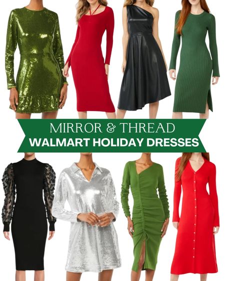 Lots of great holiday dress options from Walmart! 

#LTKHoliday #LTKSeasonal #LTKunder100