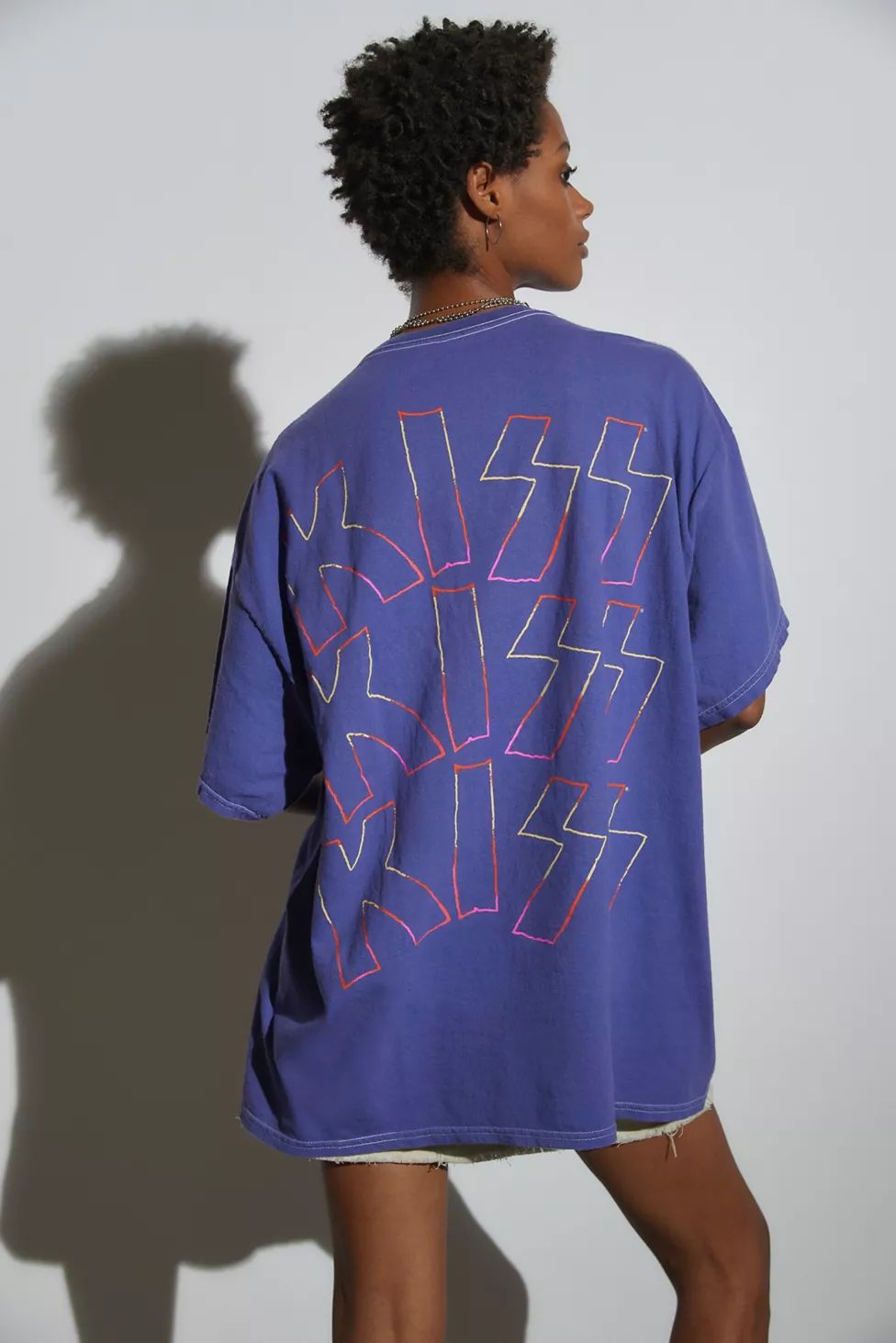 Kiss Spiderweb Oversized Graphic Tee | Urban Outfitters (US and RoW)