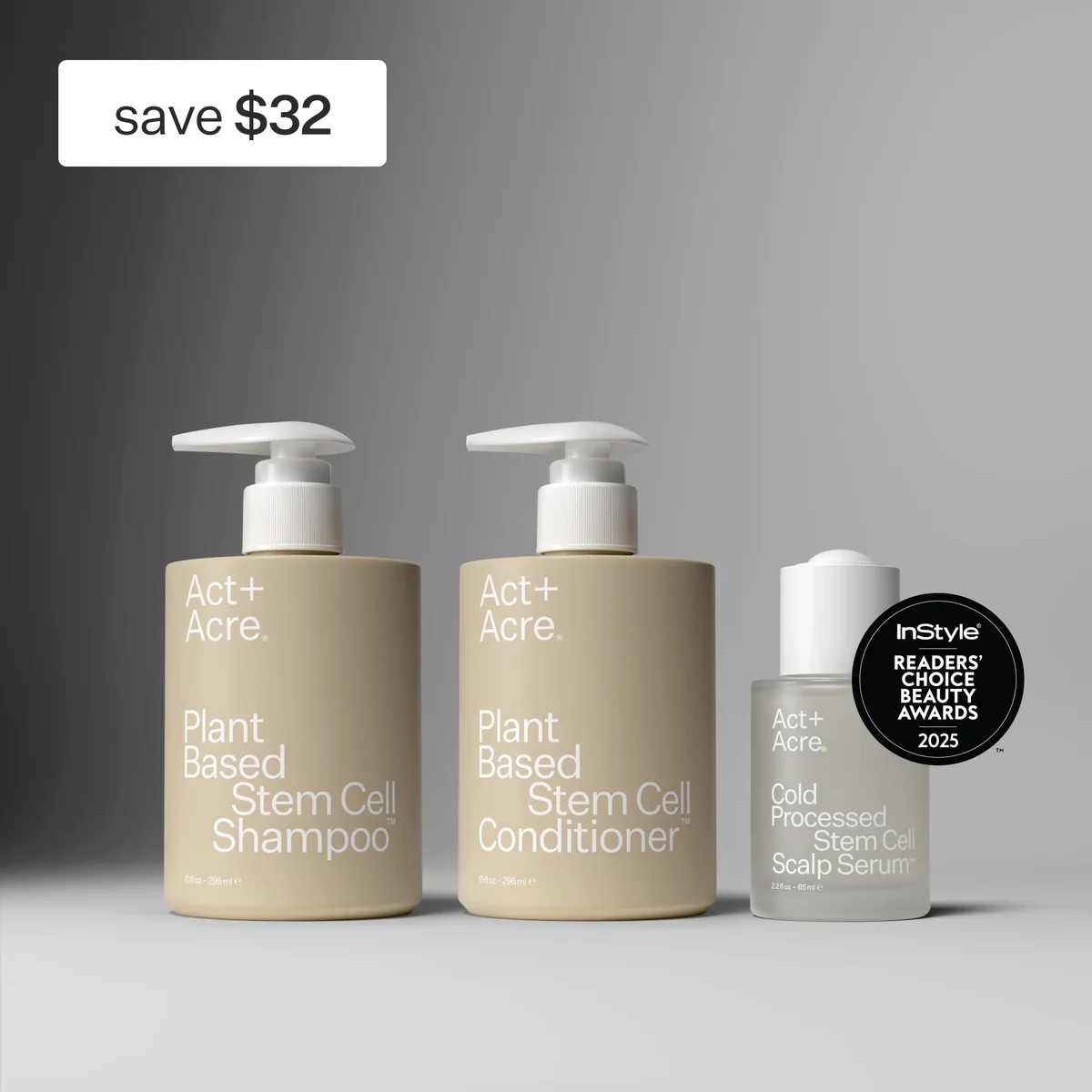 Thick + Full Hair System | Act+Acre