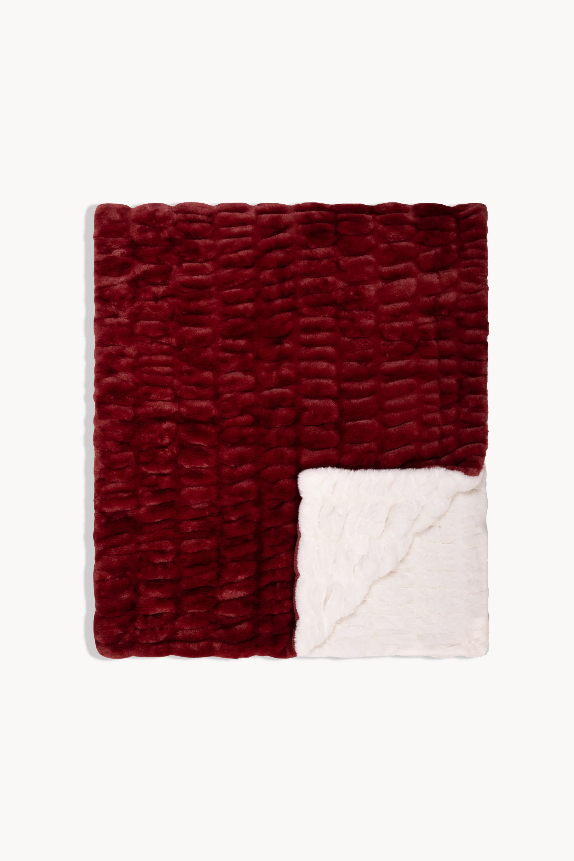 Crimson & Cloud Two-Tone - The Lola XL | Lola Blankets