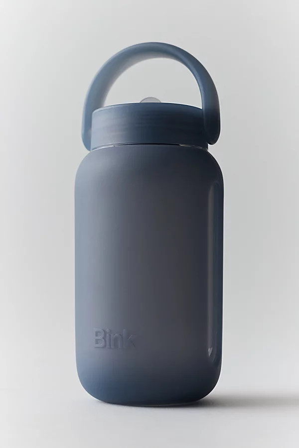 Bink Mini 17 oz Glass Water Bottle in Jellies Navy at Urban Outfitters | Urban Outfitters (US and RoW)