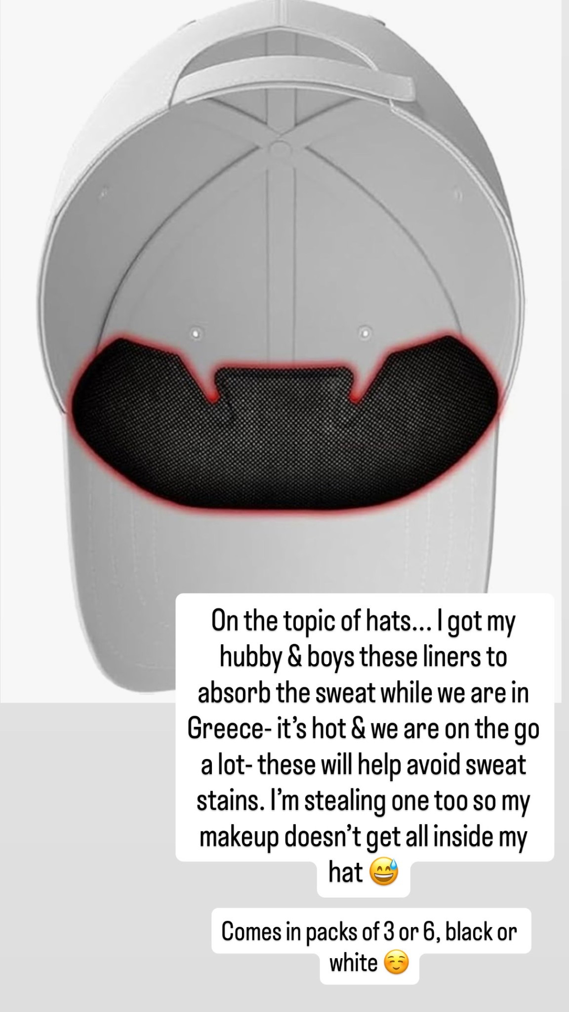 These hat liners are great to absorb sweat!

#LTKStyleTip #LTKFindsUnder50 #LTKTravel