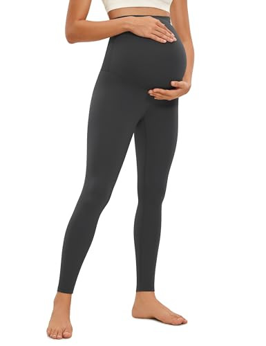 CRZ YOGA Maternity Leggings 28" Mysterious Grey X-Large | Amazon (US)