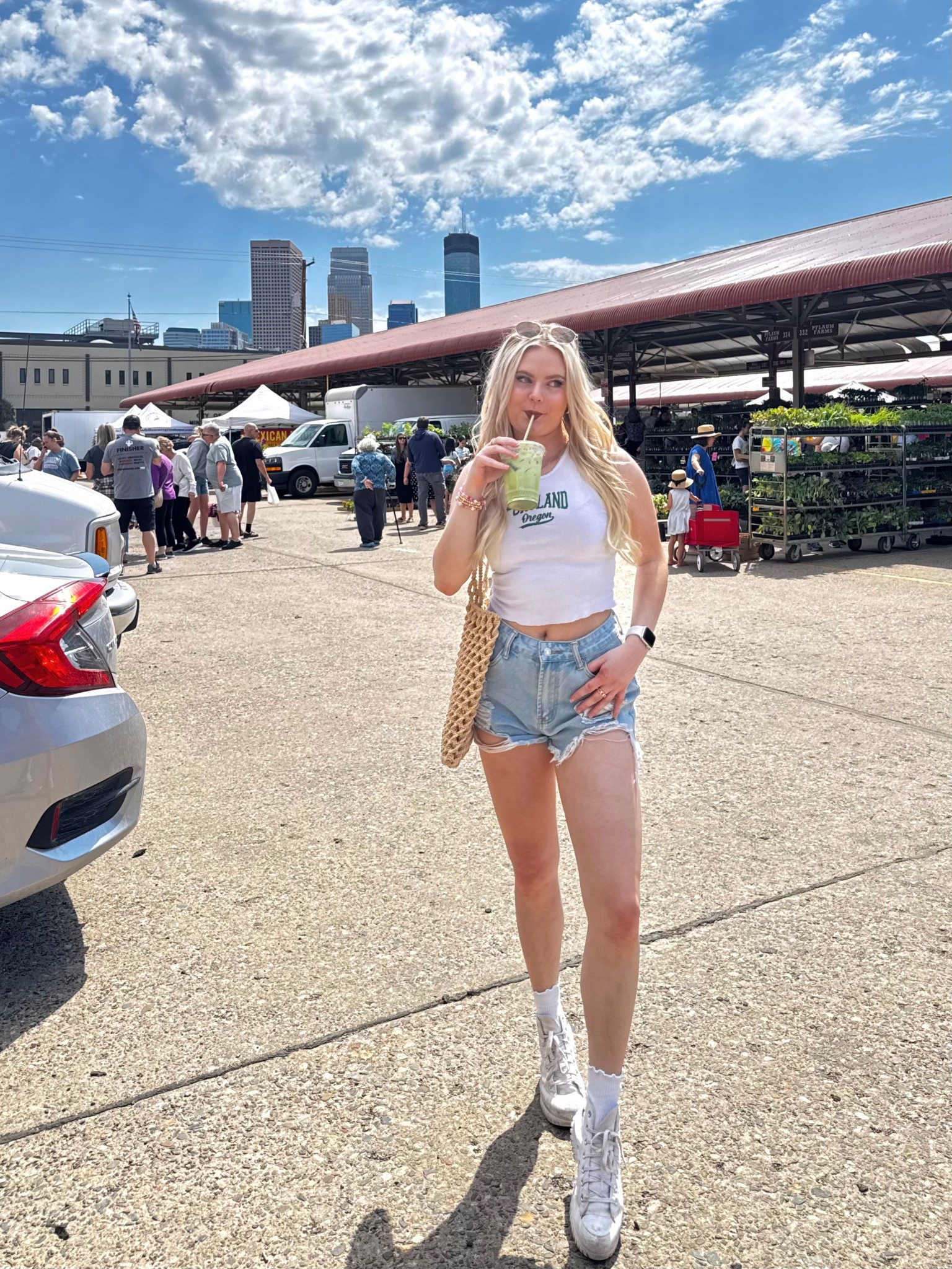 Farmers Market Outfit 💐🍋💗🦋🌱

#farmersmarket #basicoutfit #ootd #summer 

#LTKSeasonal