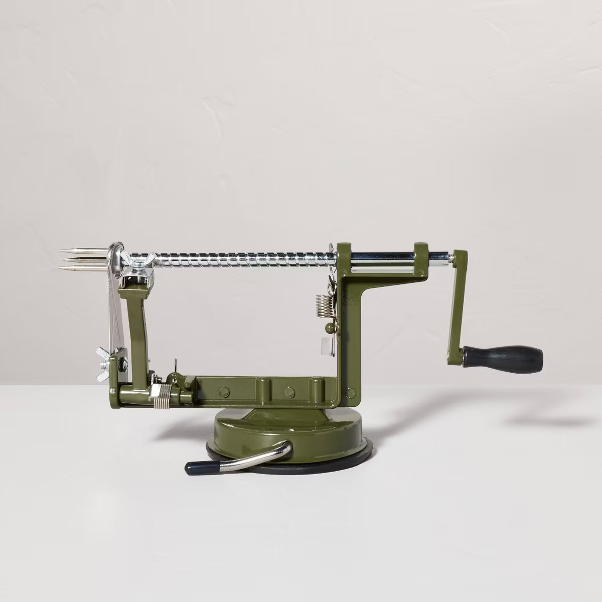 Hand Crank Apple Peeler Olive Green - Hearth & Hand™ with Magnolia | Target