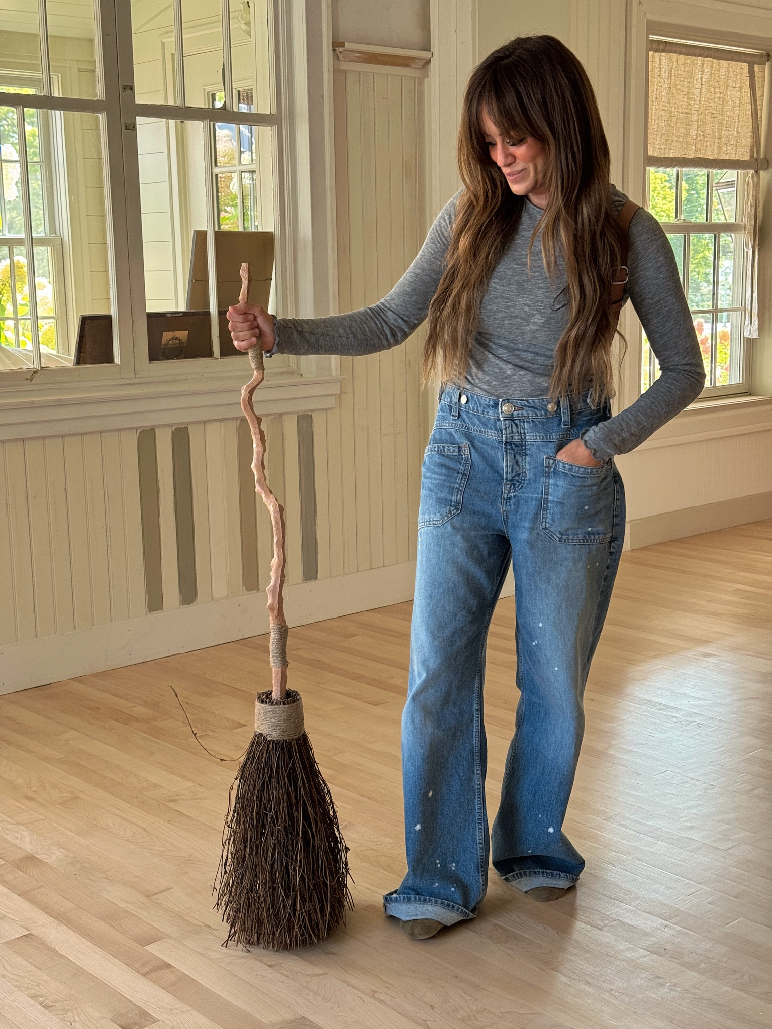 Cozy fit & my new ride 🧙 

#LTKSeasonal #LTKSaleAlert