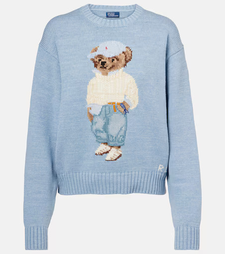 Polo Bear intarsia cotton sweater | Mytheresa (US/CA)