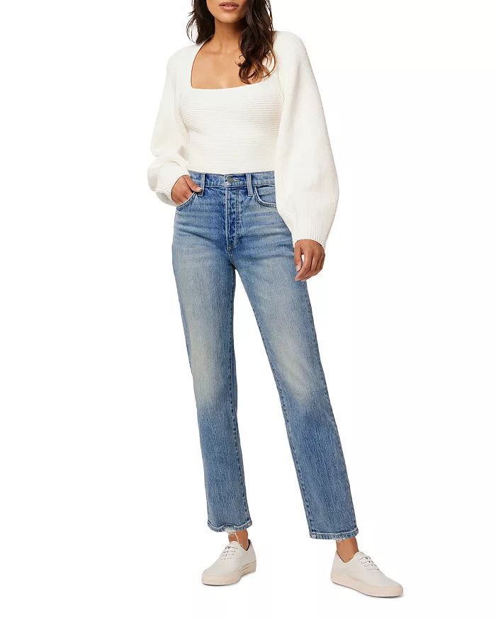 The Honor High Rise Ankle Straight Leg Jeans in Visage | Bloomingdale's (US)