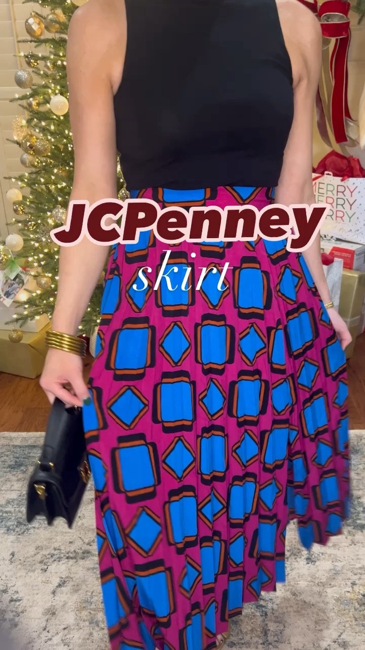 The @jcpenney skirt you didn’t know you needed! I love purchasing fun statement pieces especially when they are this affordable! 
Skirt- in size small
Bodysuit- in size small
Shoes- Amazon in my regular size 7
Purse- linked below from Amazon 

#LTKfindsunder50 #LTKstyletip #LTKworkwear