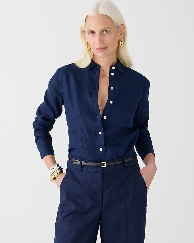 Wren slim shirt in Baird McNutt Irish linen | J. Crew US
