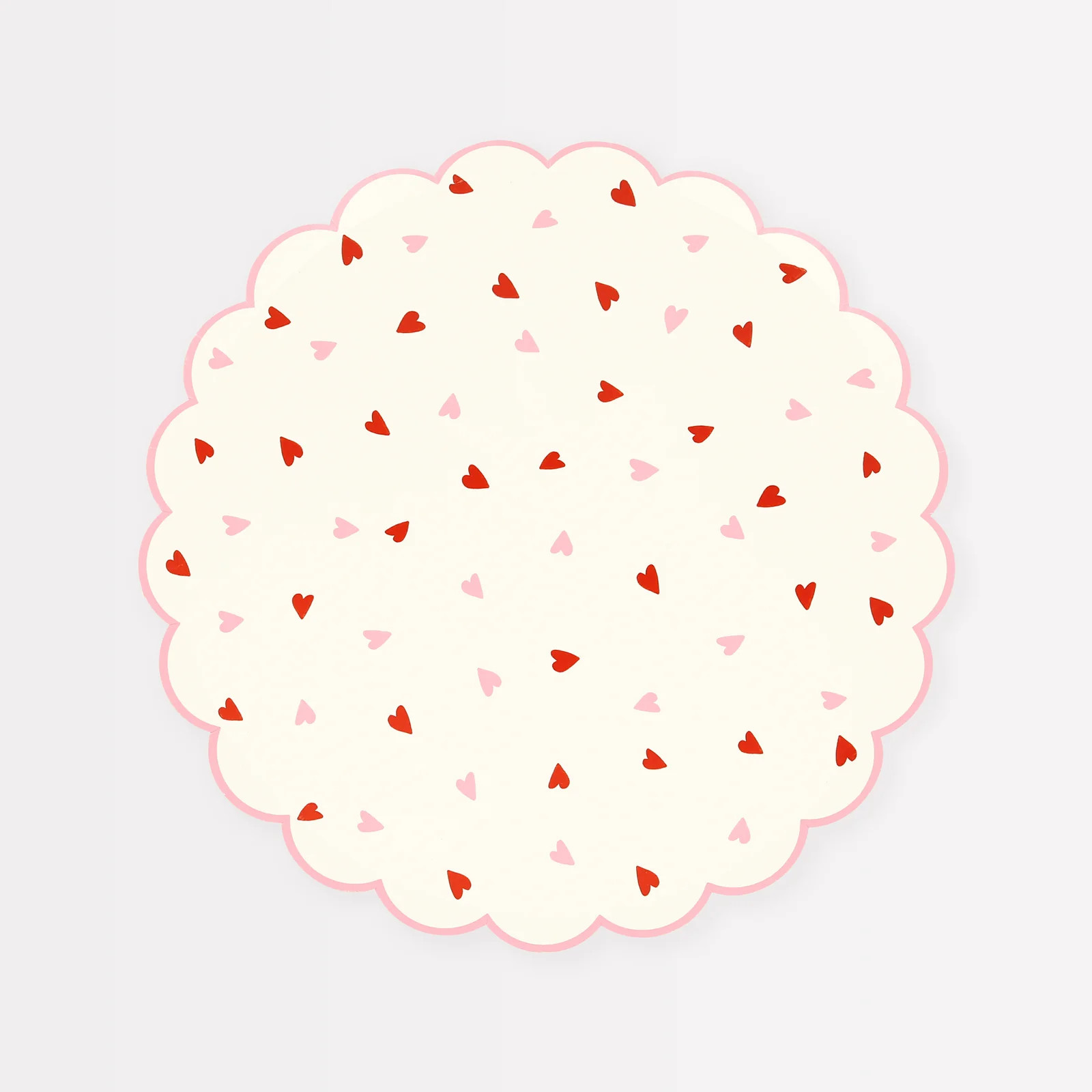 Valentines Heart Pattern Plates | Meri Meri