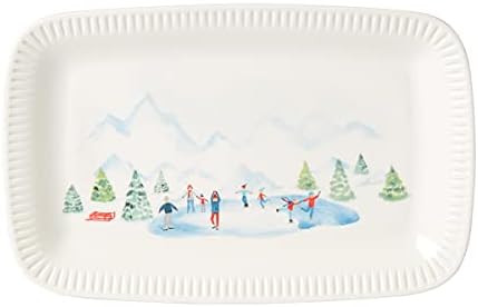 Lenox Profile Snow Day Rectangular Platter, 2.31, White | Amazon (US)