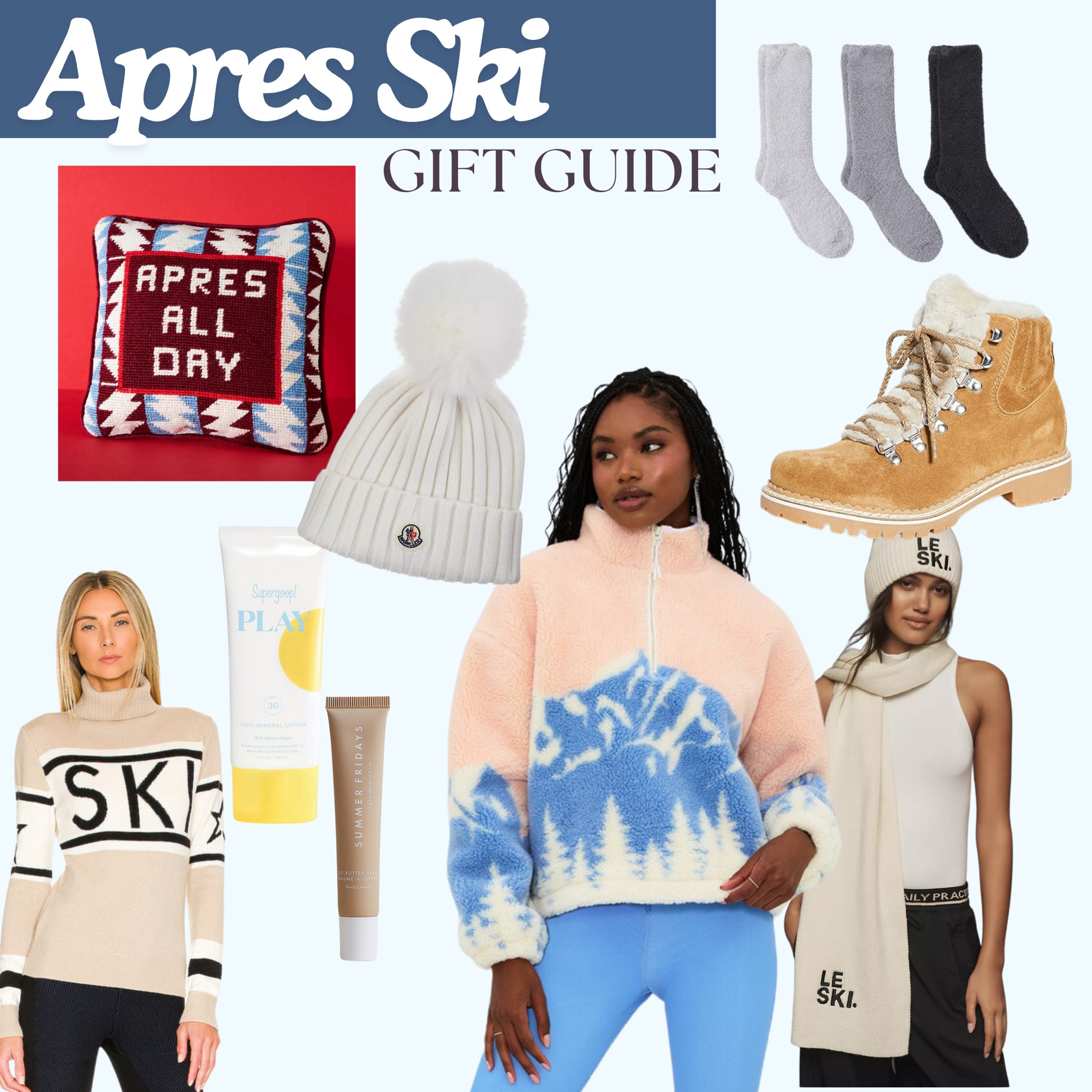 Apres ski gift guide winter wardrobe ski lover gifts ski vacation style Aspen trip Colorado ski trip gifts for snow bunnies apres ski outfits 

#LTKGiftGuide #LTKSeasonal #LTKHoliday