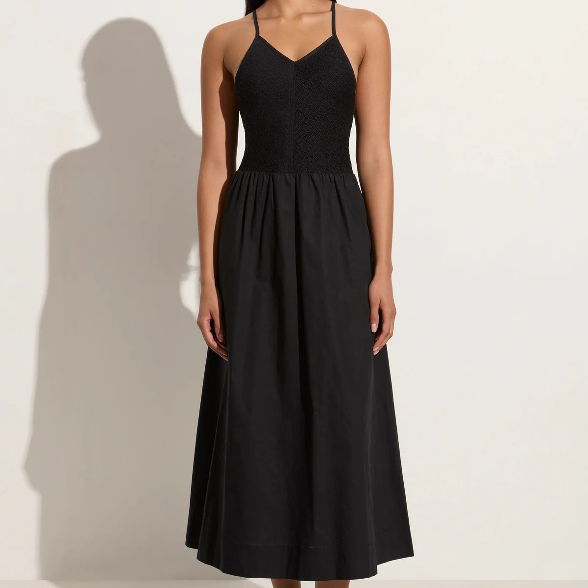 Camera Midi Dress Black | Faithfull (AU)
