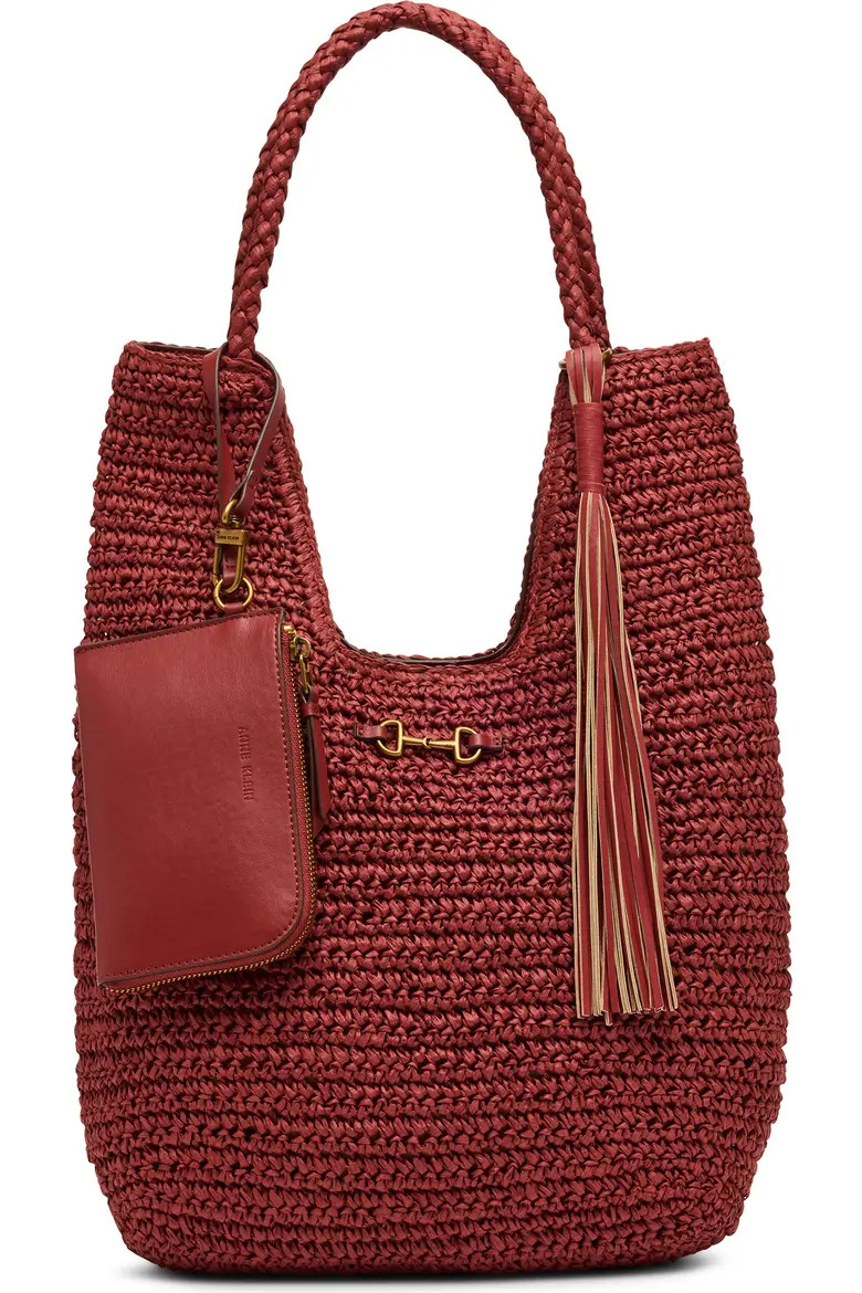 Tapered Woven Tote Bag with Pouch (Women) | Nordstromrack | Nordstrom Rack