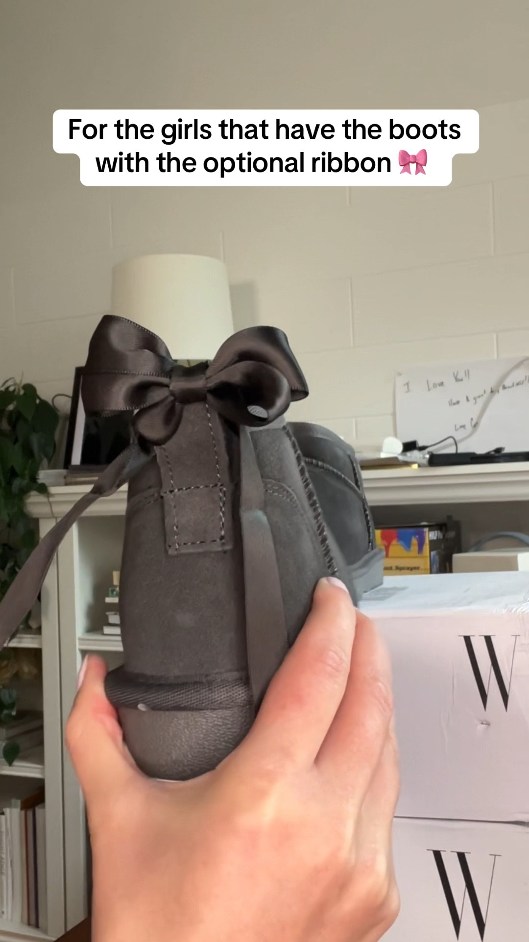 How to tie a bow on my favorite fall  boots, Dream Pairs Fuzzy Classic Ankle Winter Mini Boots. 

#LTKSeasonal #LTKVideo