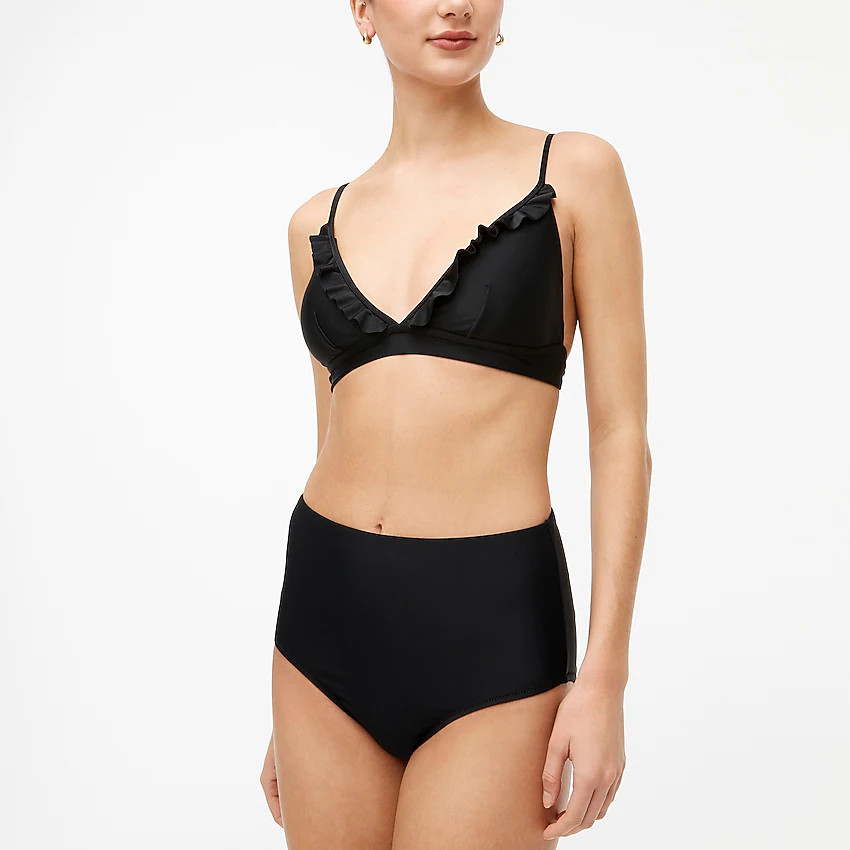 High-waisted bikini bottom | J.Crew Factory