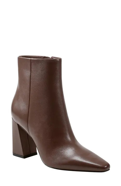Marc Fisher LTD Yanara Pointed Toe Bootie in Dark Brown at Nordstrom, Size 5.5 | Nordstrom