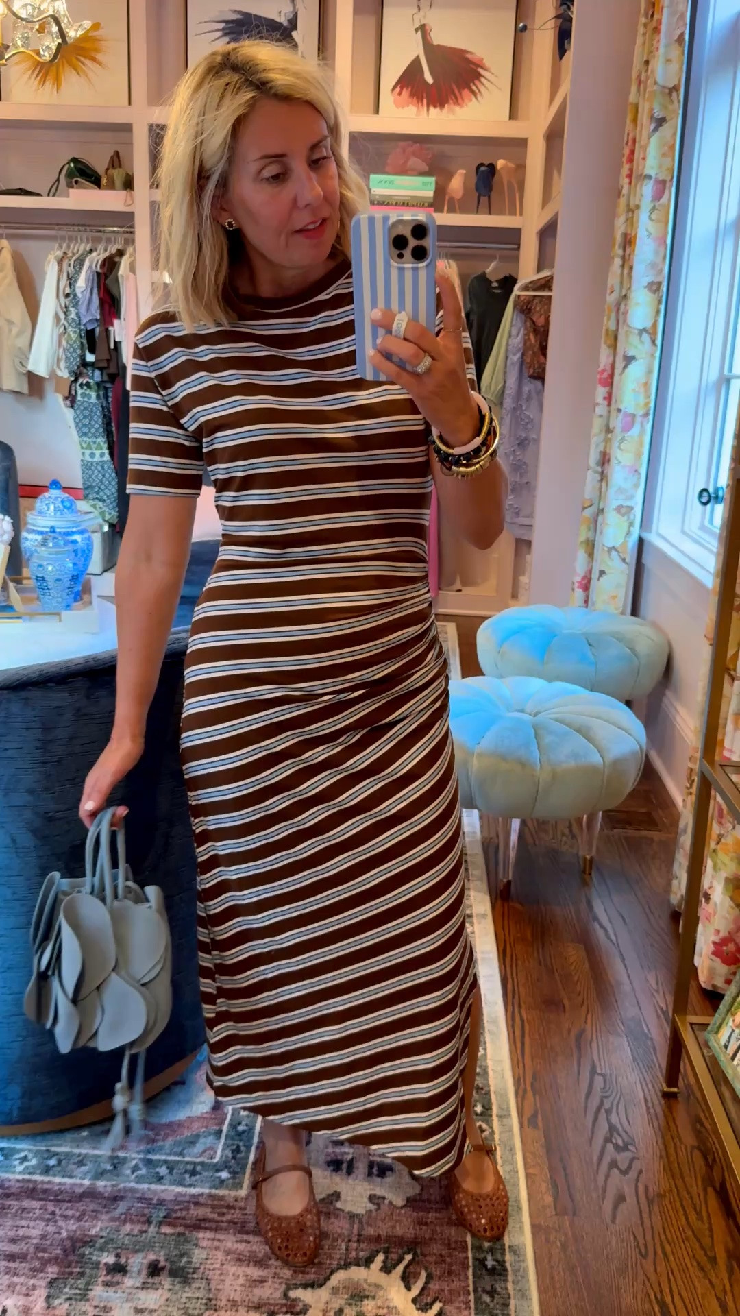 Now this is a flattering T-shirt dress! I’m in a small and 8 boots tts. 

*code Catherine20 at Allie + Bess

#LTKdayinmylife #LTKootd #LTKmomlife