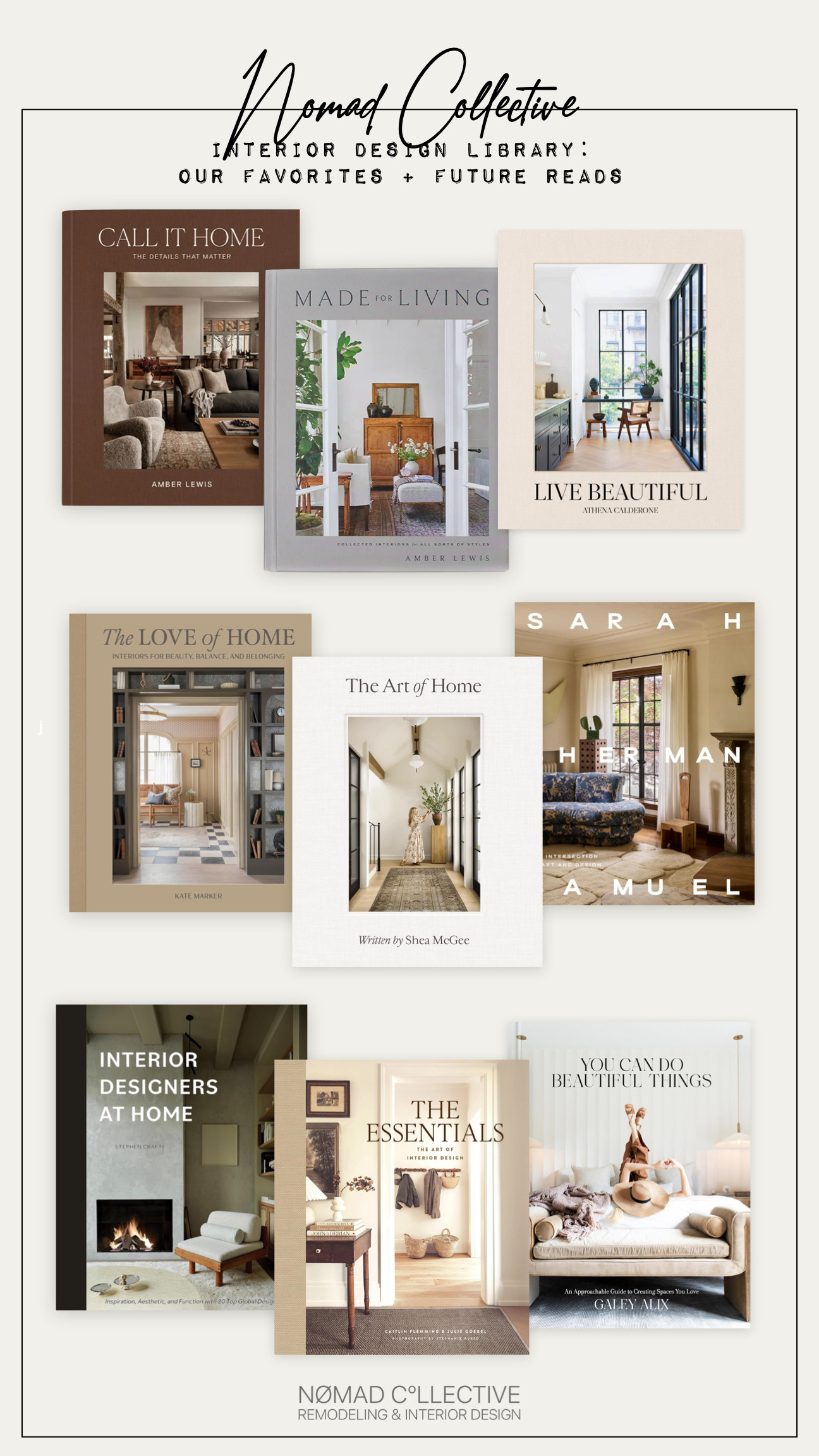 A look inside our library of inspiration—past, present, and future. A simple mix of interior design books we’ve loved, are currently reading, or are looking forward to picking up next. 

 #LTKHome