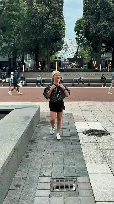 Sporty daytime ✔️ Labor Day Weekend OOTD approved 🇺🇸 Polka dots + black basics + white kicks = the perfect day-out uniform. Comfortable, chic, and easy to throw on for a game day, a walk, or wherever the long weekend takes you. Similar items linked below 🎾🖤 Shop my LTK for all the details!

#LTKootd #LTKSeasonal #LTKstorytime