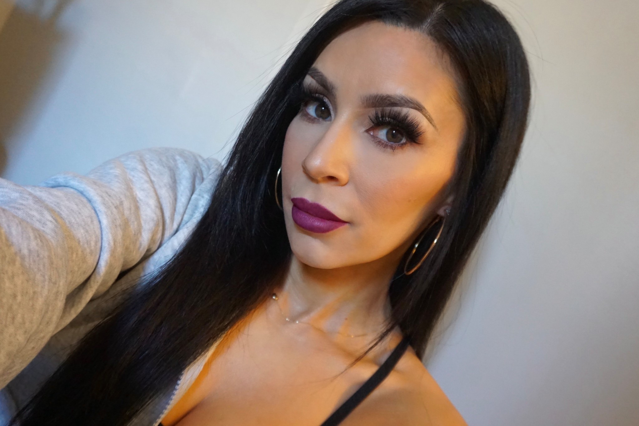 Plum lip 👄 color: smashbox girl gang/ colourpop on ice 

#LTKSeasonal #LTKFindsUnder50 #LTKBeauty