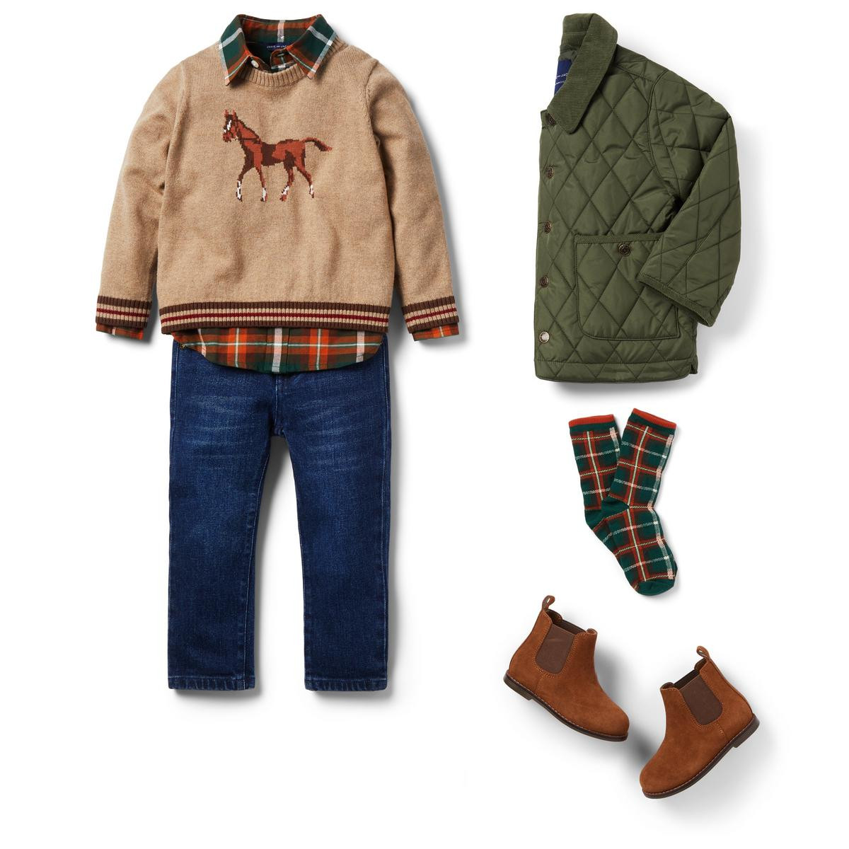 the quilted barn coat | Janie and Jack