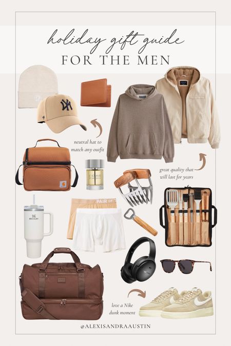 Holiday gift guide for the men! Loving these neutral finds perfect for every season

Holiday gift guide, neutral men’s gift, cozy Christmas vibes, travel bag, grilling essentials, sunglasses, lunchbox, Stanley, Bose headphones, YSL, neutral boxers, hat finds, neutral wallet, Nike, men’s gift guide, Target, Amazon, found it on Amazon, Williams Sonoma, Crate and Barrel, Amazon Christmas, shop the look!

#LTKGiftGuide #LTKSeasonal #LTKHoliday