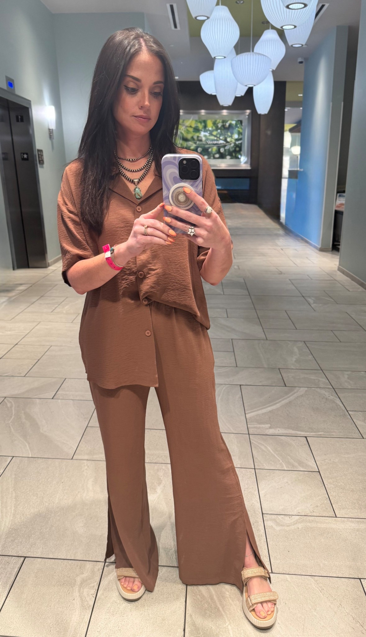 Y’all! This set is so nice (and comfortable!) I wore it for the first time on our flight back from FL and got 2 compliments at the airport. I’m wearing the Brown set in size Medium. 🤎🤎🤎 
#2TodayFinds #amazonset #2pieceset #airportoutfit 

#LTKSummerEdit #LTKStyleTip #LTKTravel