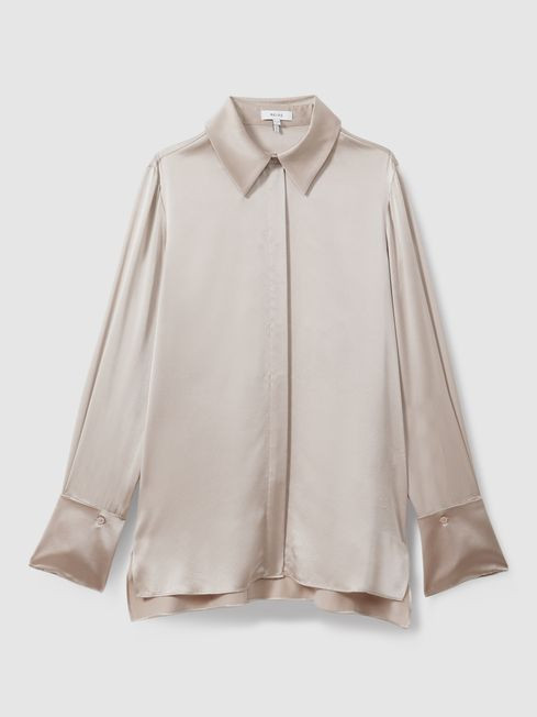 Silk Shirt | Reiss UK