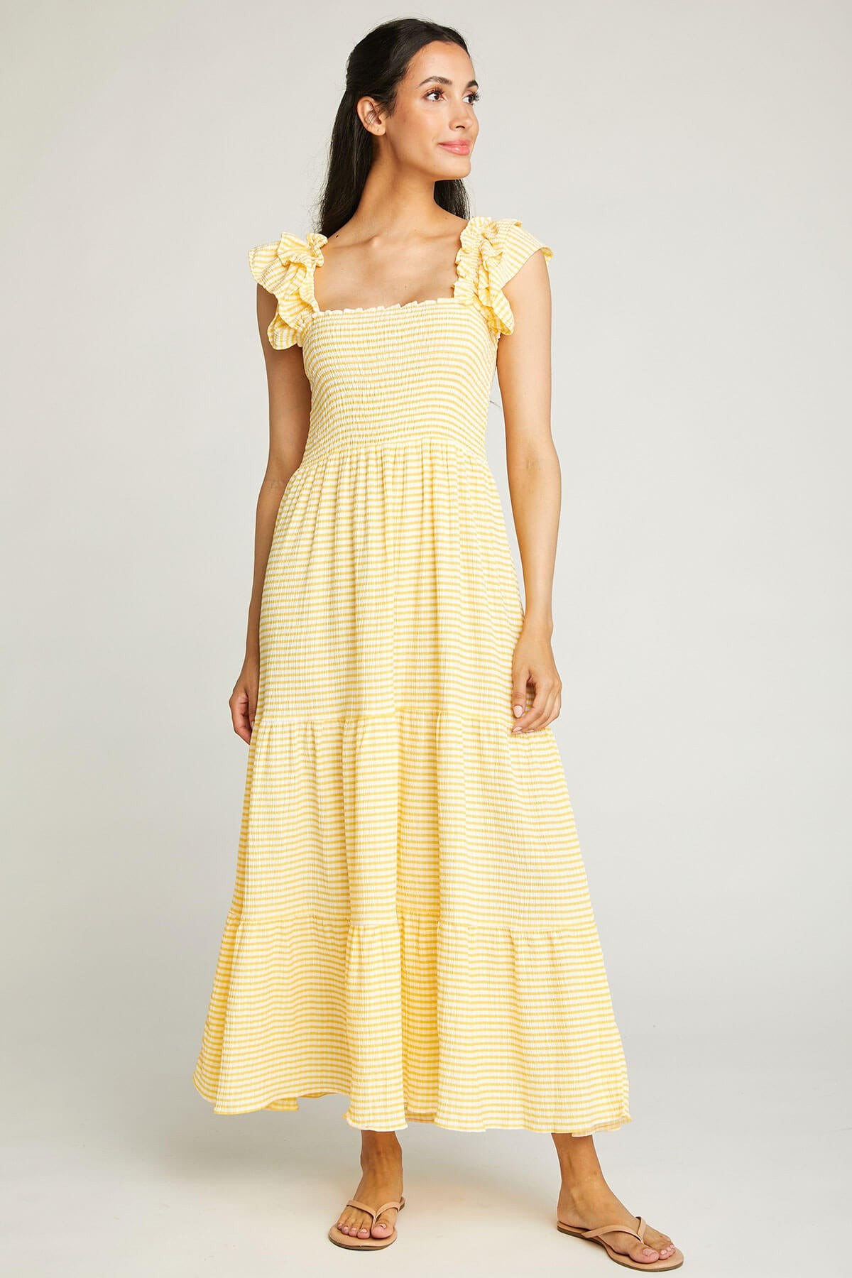 Promesa Gingham Maxi Dress | Social Threads