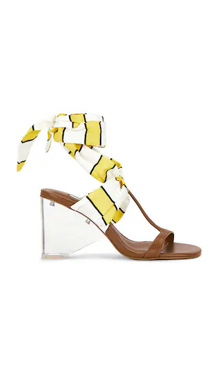 Sera Sandal in Blue Print | Revolve Clothing (Global)