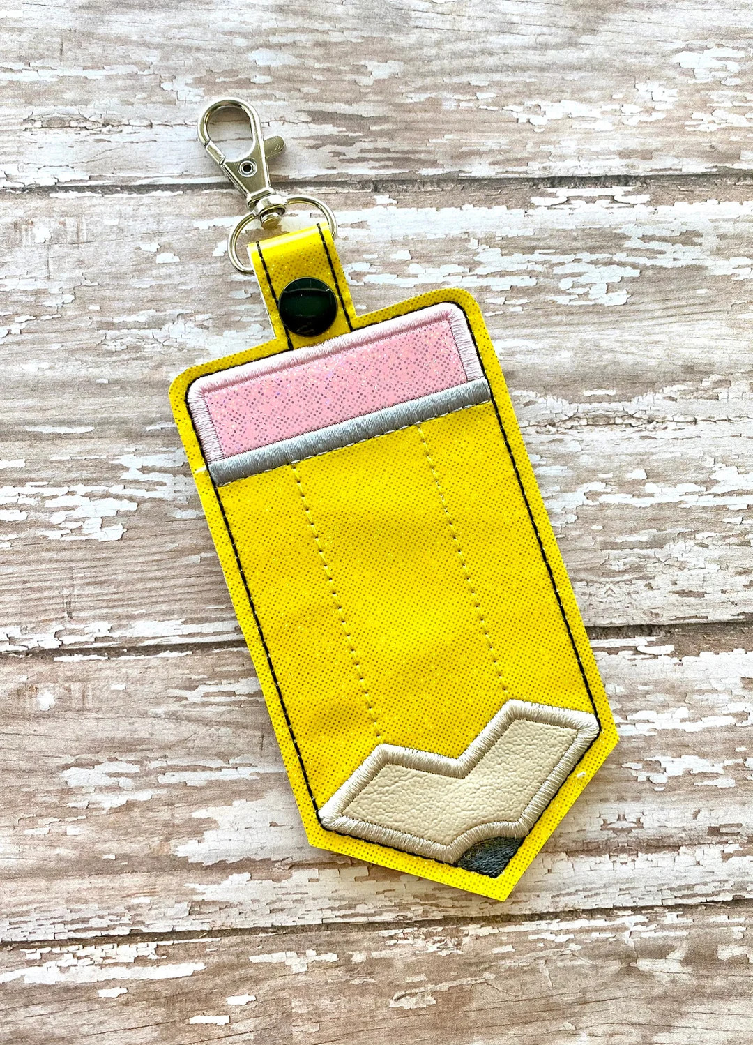 ID Badge Holder, Badge Holder, ID Holder, Vertical ID Holder, Pencil, Teacher Id Holder | Etsy (US)