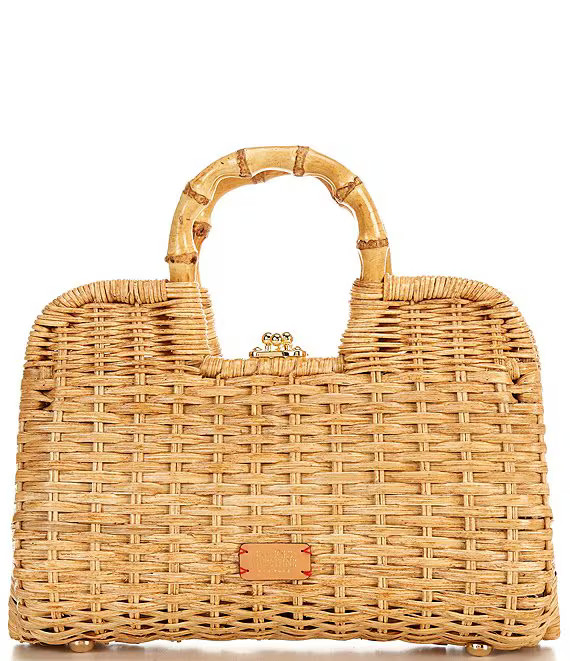 Buzzy Basket Wicker Frame Bag | Dillard's