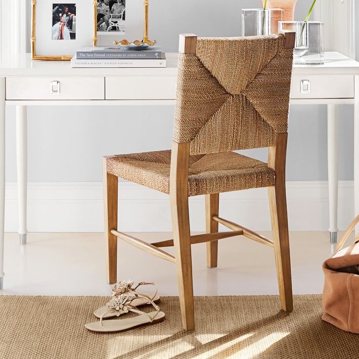 Rutherford Woven Rush Dining Side Chair | Williams-Sonoma